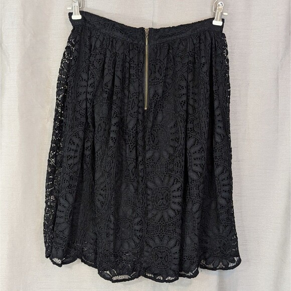 Xhilaration Women's Size M Black Lace Lined Skirt Whimsy Goth Dark Fairy Witch - Picture 3 of 16